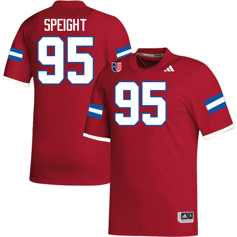 West Georgia Wolves #95 Geoffrey Speight College Football Jerseys,Uniforms-Red